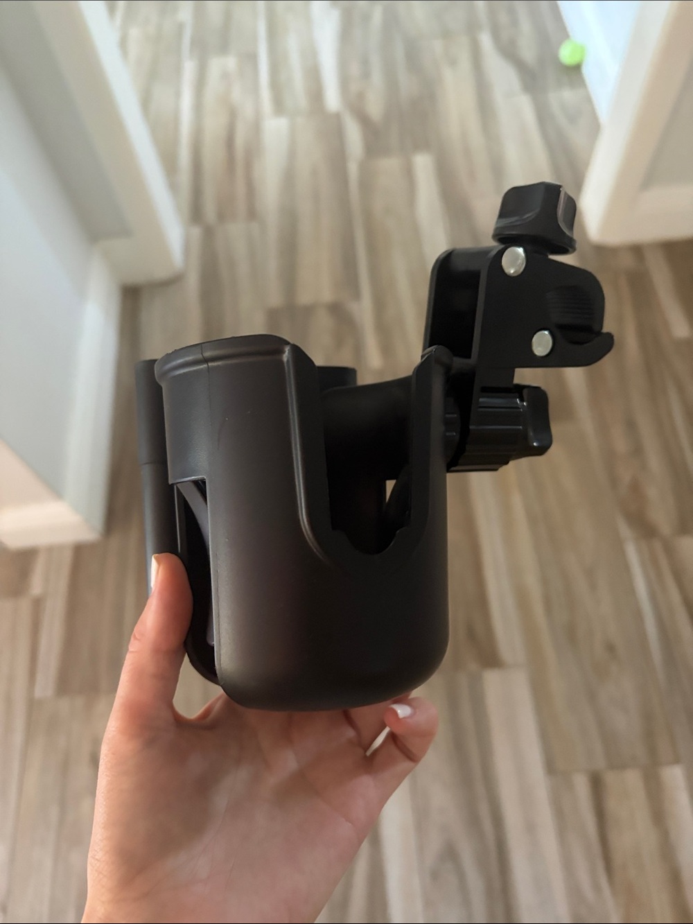 Universal Black Stroller Mount and Holder for Drink and Phone